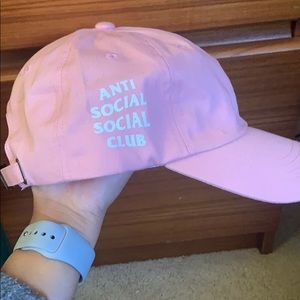 Anti Social Social Club Pink Cap